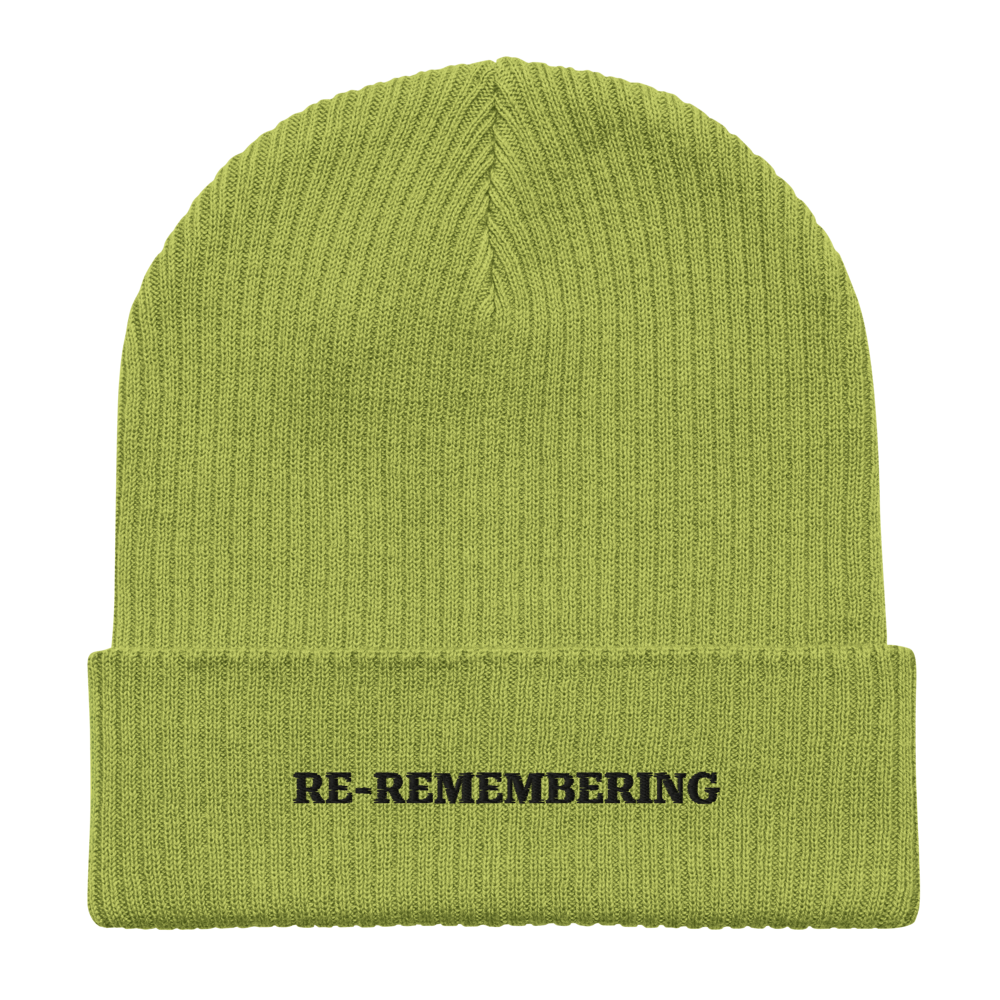 Organic ribbed beanie