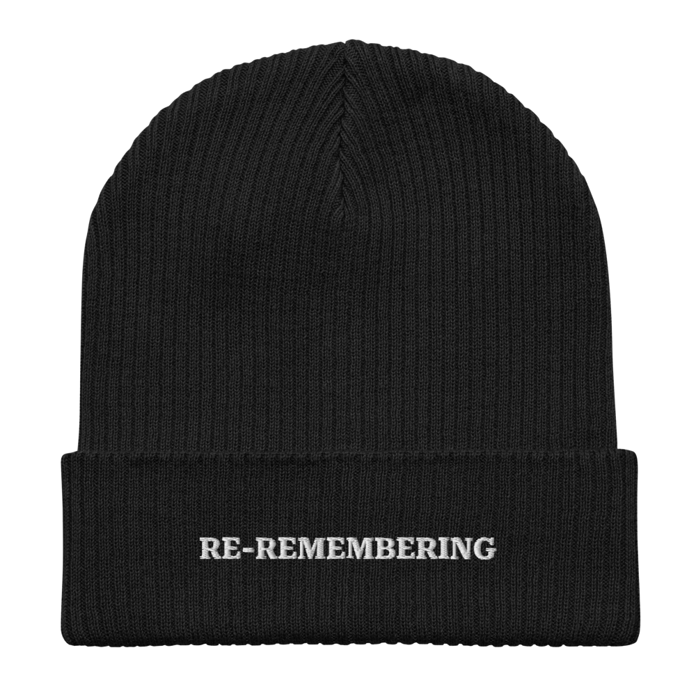 Organic ribbed beanie