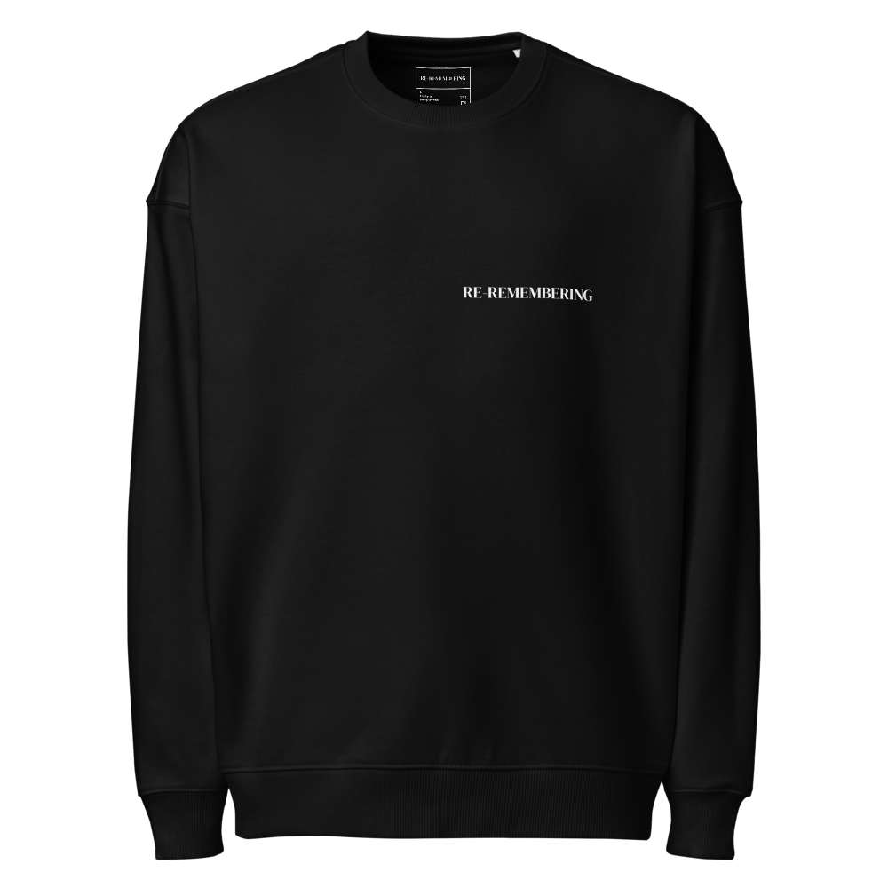 Unisex organic oversized sweatshirt