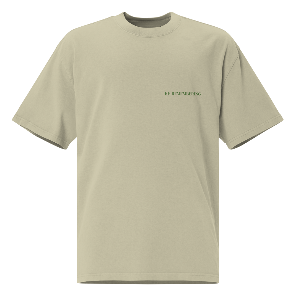 Unisex oversized faded t-shirt