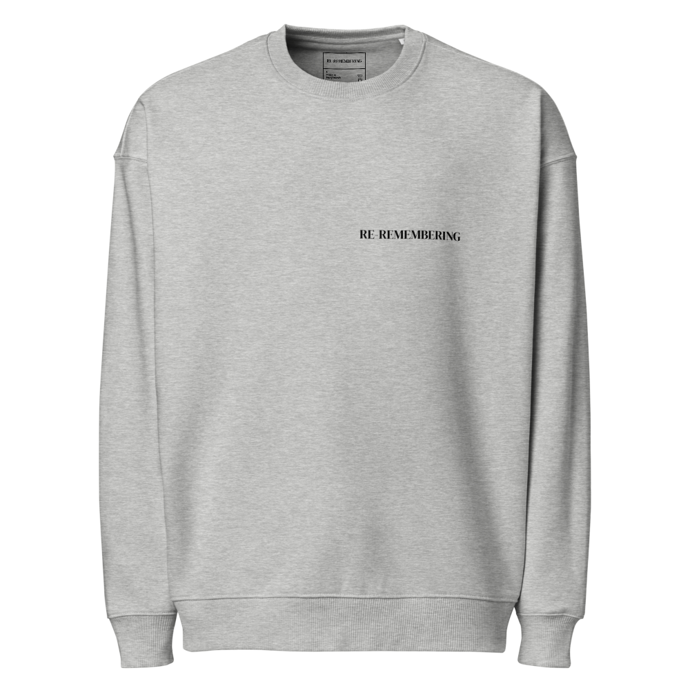 Unisex organic oversized sweatshirt