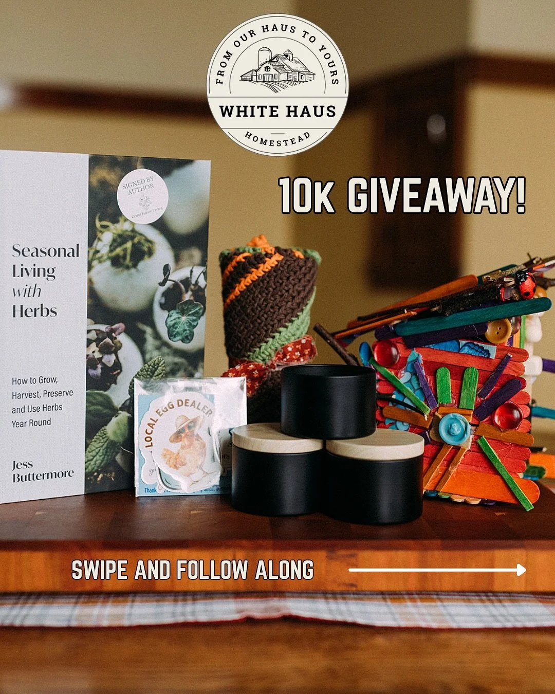 **10K GIVEAWAY!!** Thank you all for being here and allowing me to share this happy new chapter of ours! And a big extra THANK YOU to everyone who contributed to this giveaway. Please give them ALL of the love that you always give me. Enter to win: 

