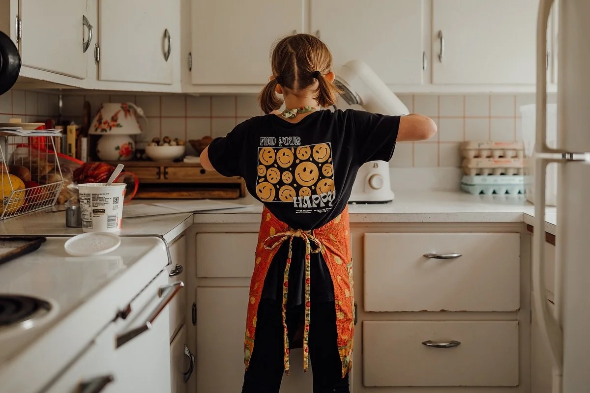 Making her 4-H presentation cake with eggs from our chickens, milk from our goat, and vanilla I made last fall. If this isn&rsquo;t what it&rsquo;s all about, I don&rsquo;t want it. 🧡

#funfetti #homemade #homegrown #4H #cake