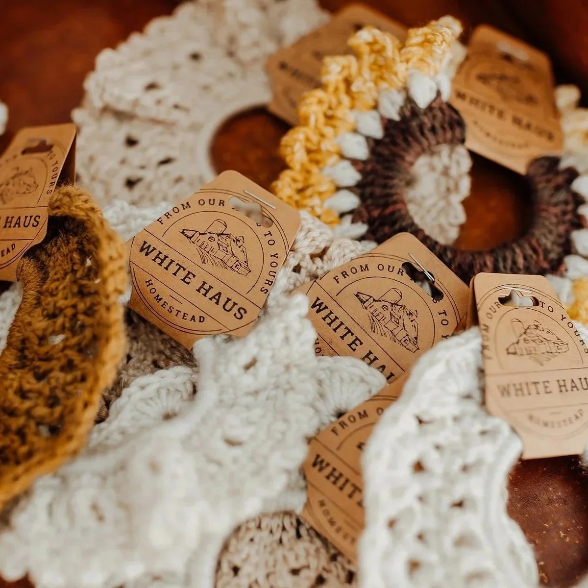 Handmade Crocheted Scrunchies