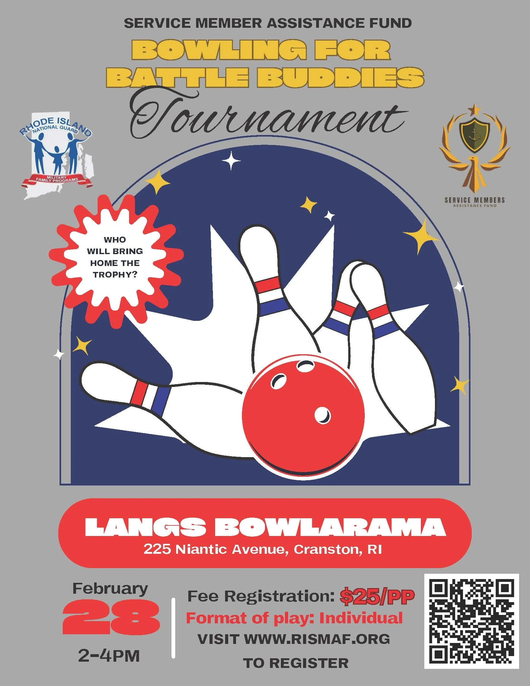 Bowling for Battle Buddies - Saturday 28 February  2026