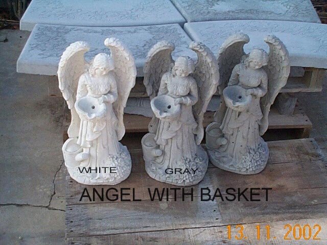 SA123 ANGEL WITH BASKET $54