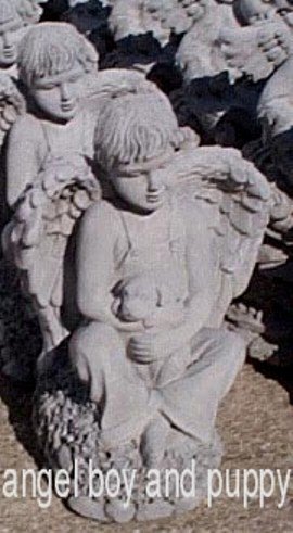 SA114 ANGEL BOY WITH PUPPY $42