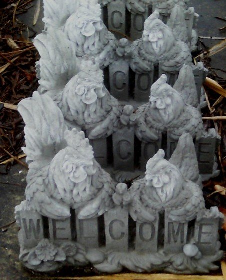 AW931 WELCOME CHICKENS $30