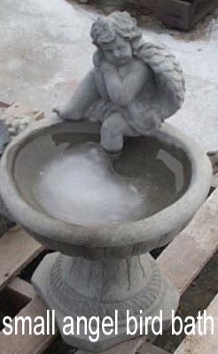 BB101 ANGEL BIRD BATH SMALL
