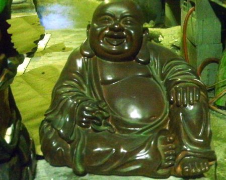 SB231 BUDDHA LAUGHING 12" $45 (NOT PAINTED)