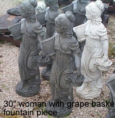 SL470 LADY WITH BASKET AND GRAPES $75