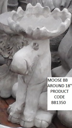 BB1350 MOOSE BIRD BATH