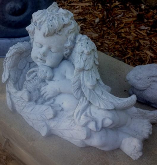 SA124 ANGEL WITH BUNNY $10