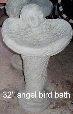 BB100 ANGEL BIRD BATH LARGE