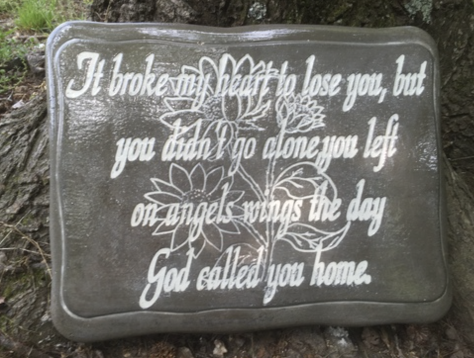 PL6002 PLAQUE BROKE OUR HEARTS