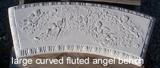 BE2300 LARGE CURVED FLUTED ANGEL