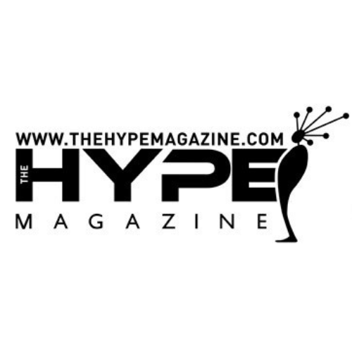 Logo for The HYPE Magazine with the website address www.thehypemagazine.com, featuring stylized text and a silhouette of a person with dots and lines radiating from their head.