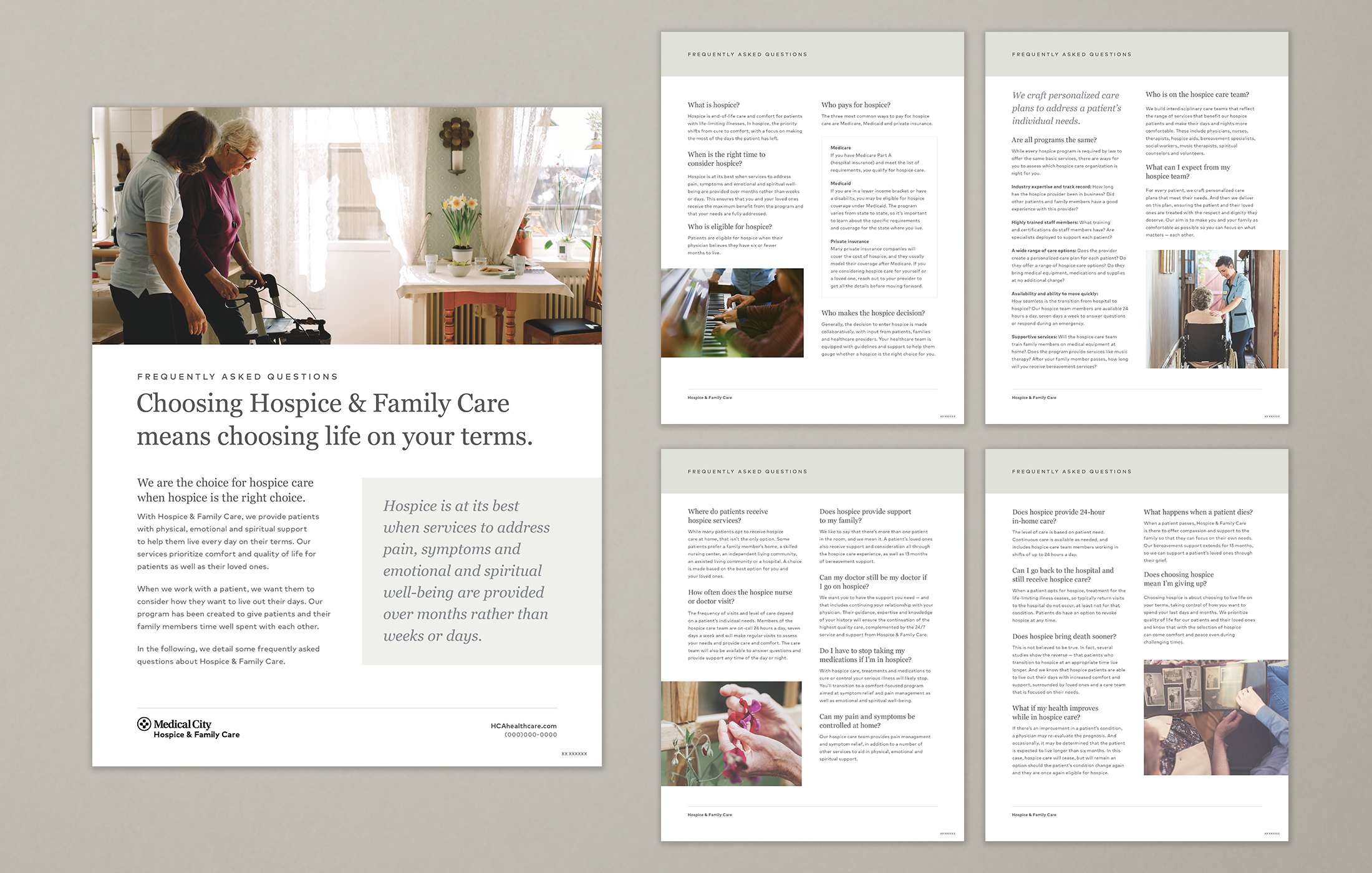 A patient admissions binder that supports all of their questions and concerns, enabling them to focus on what they can control in this journey