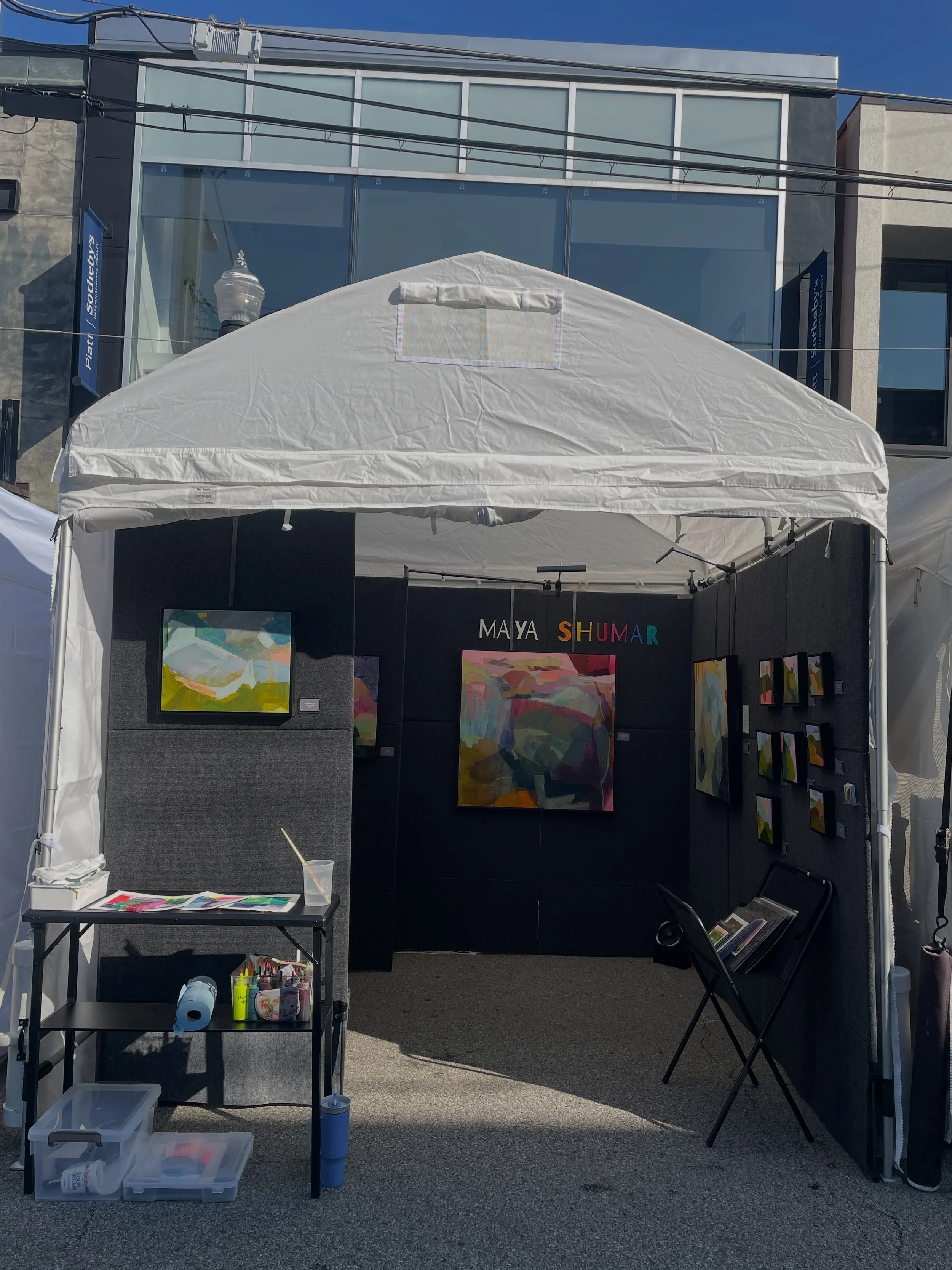 Shadyside day one! Dare I say the weather in Pittsburgh today is looking&hellip;  pretty perfect??! 🌞 

Come see me in booth 65 right across from the Paris Baguette. 
⁠
Shadyside&hellip; the Art Festuvsl on Walnut Street
Saturday, August 22, 10 am -
