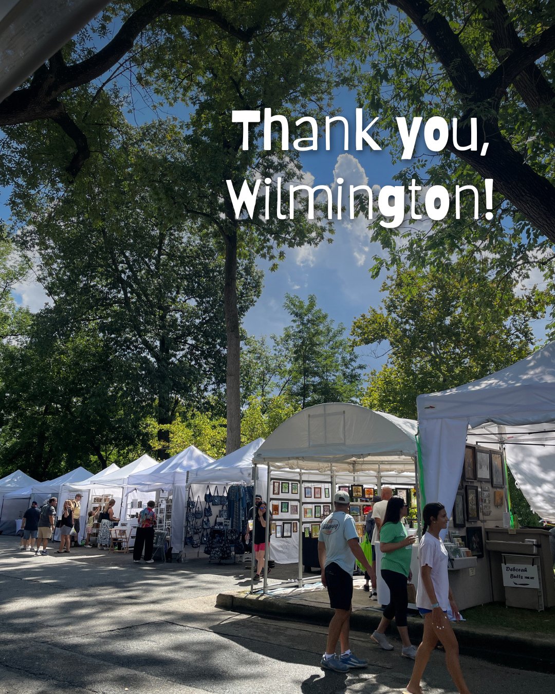 Thank you to everyone who came out to the Brandywine Festival of the Arts this past weekend! I had a great time meeting so many wonderful art-loving folks, and it only rained for a few hours! (For me, that's pretty good 😜 🌧️)⁠
⁠
Special thanks to t