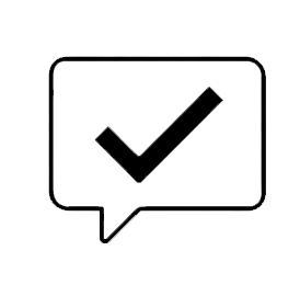 Geometric drawing of an outline square with sections divided by vertical, horizontal, and circle lines.