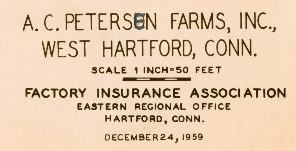 1959 plans submitted for for fire insurance  coverage 