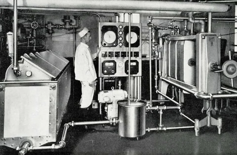 1923-Processing & bottling of milk into retail dairy products at the Park Road facility 