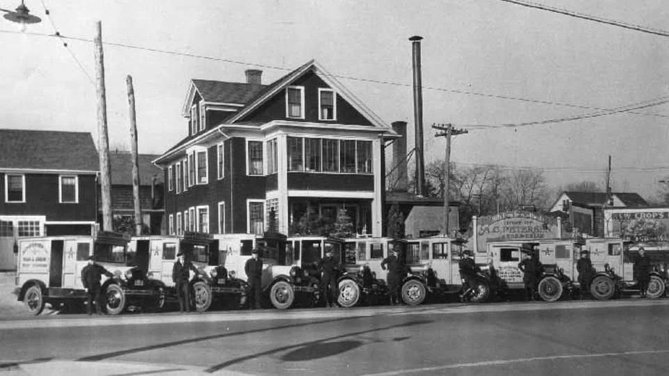 1930s- The Ac Petersen Farms Delivery Fleet 