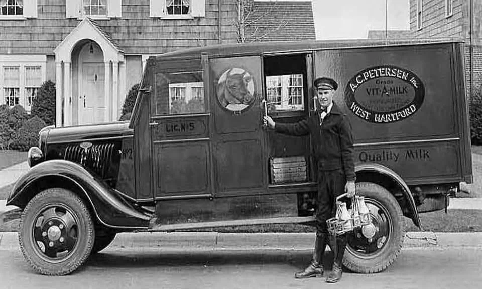 AC Petersen Delivery Trucks through the years