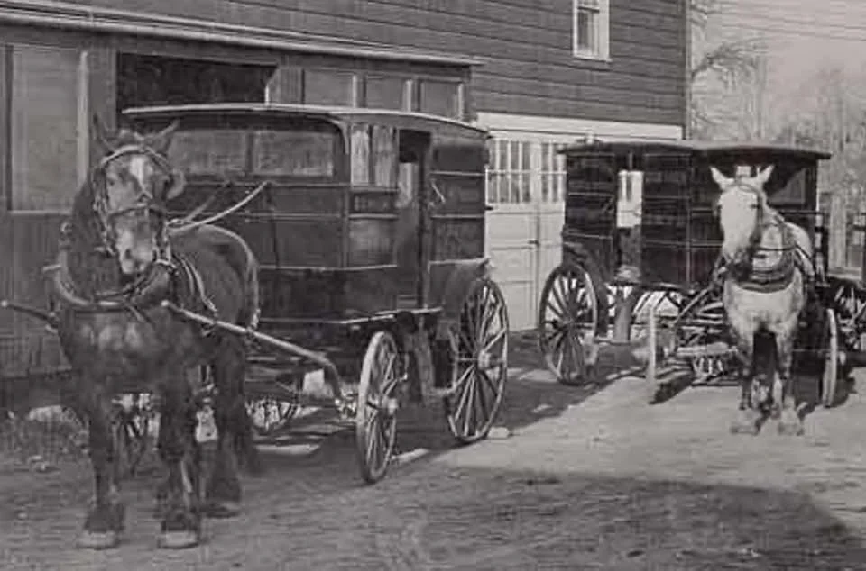 AC Petersen Delivery Trucks through the years