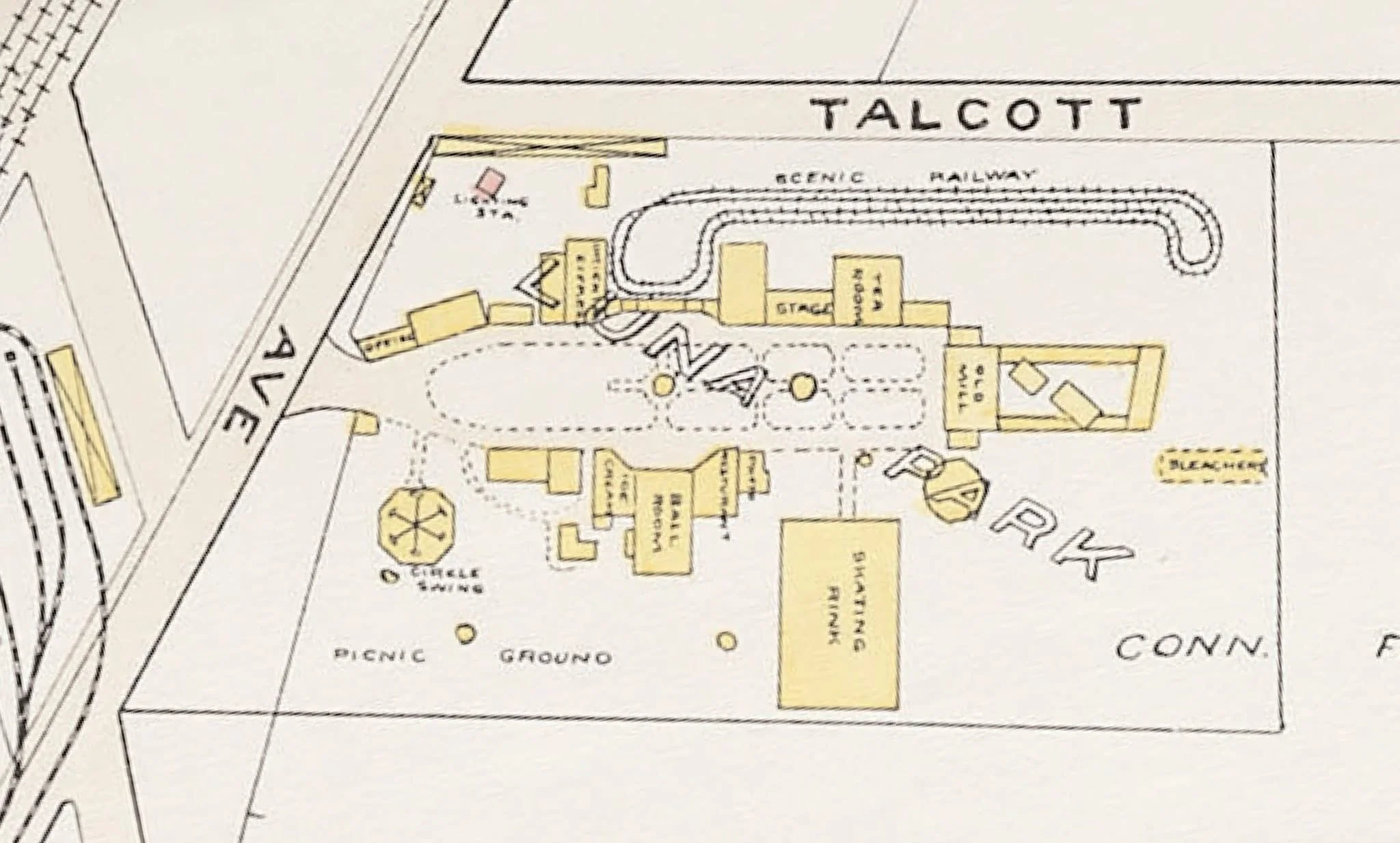 1909 - Zoom in on the park.
