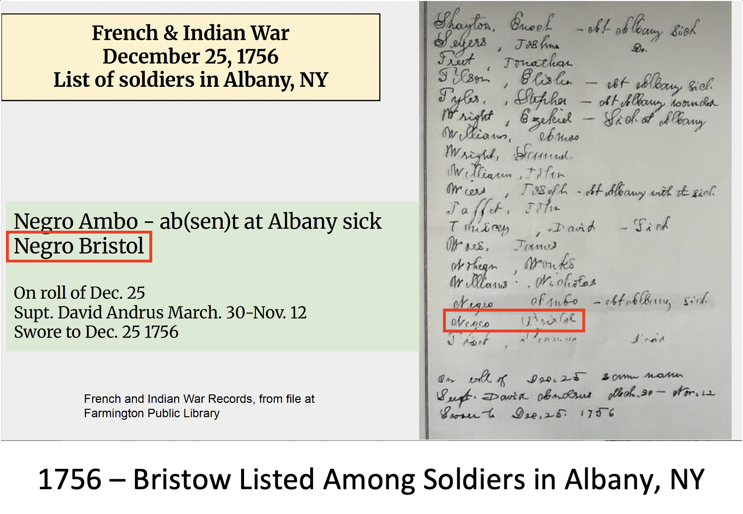 1756 Bristow in Albany F&I War.png