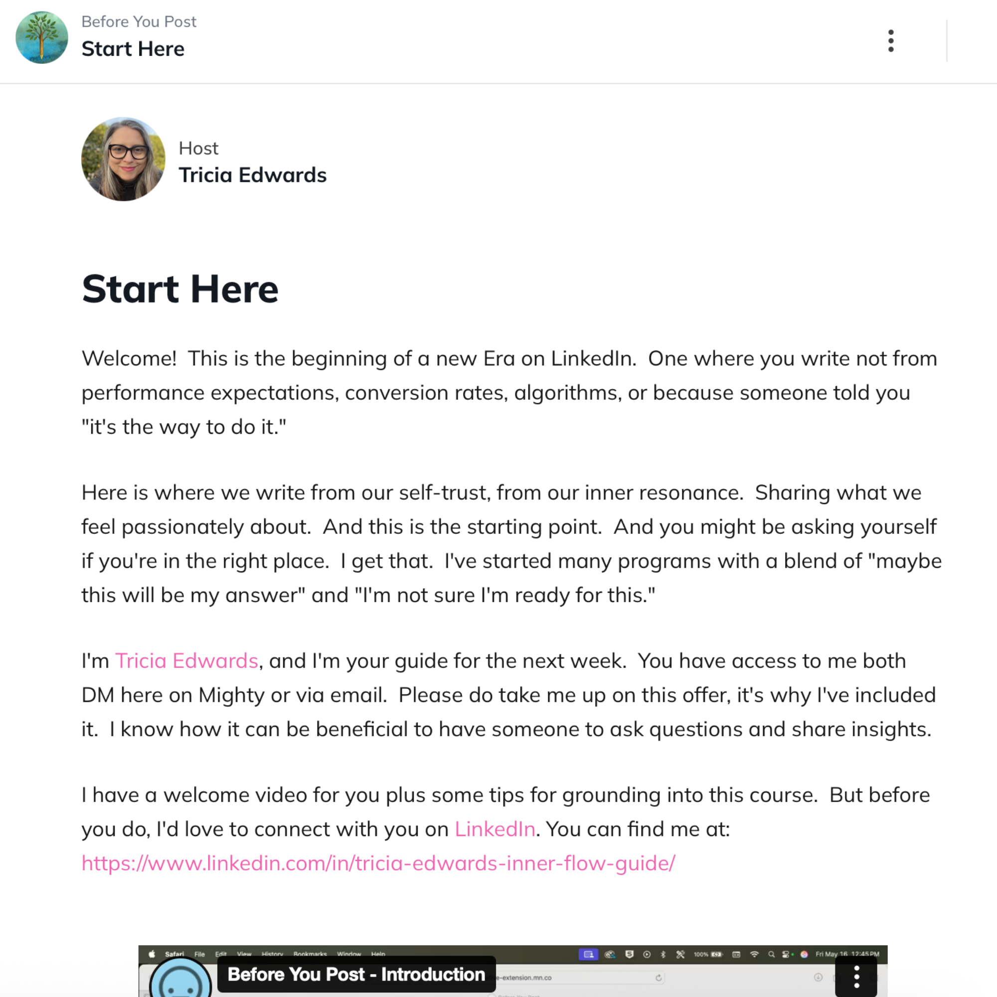 8BYP Tricia Edwards Start Writing Posts for LinkedIn Online Course The Easy Way.png