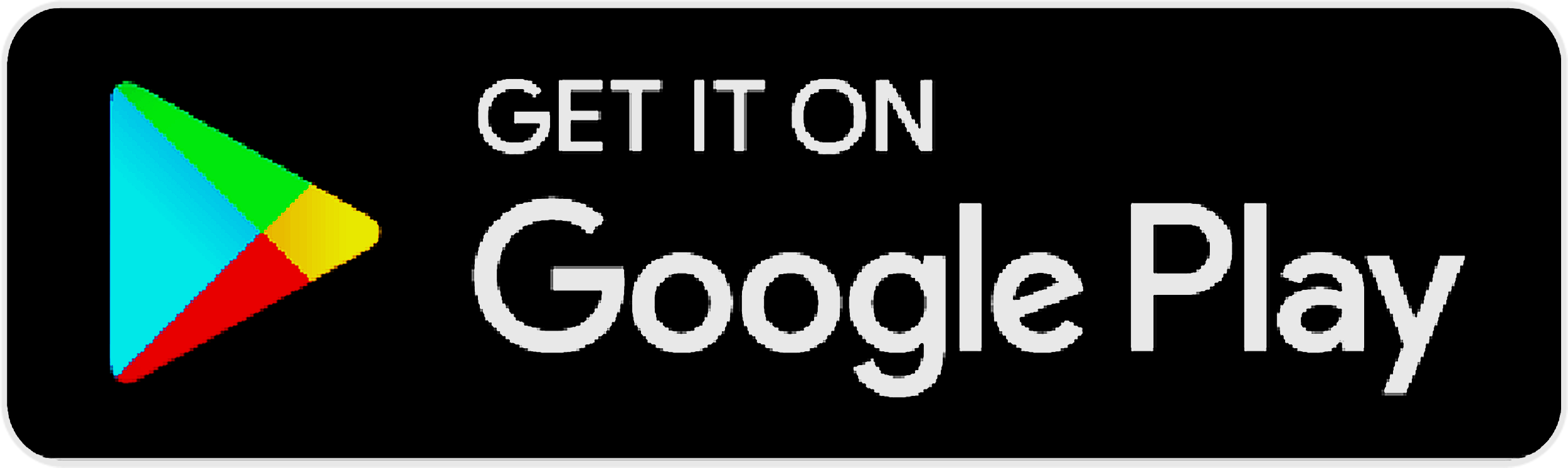 Google Play Store logo with the text 'Get it on Google Play' on a black background.
