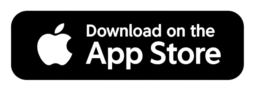 Apple logo and text 'Download on the App Store' in black.