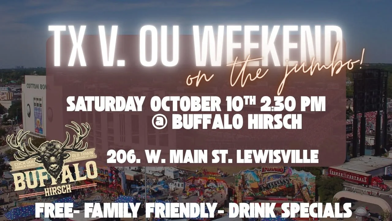 Texas v OU Watch Party on the Jumbotron