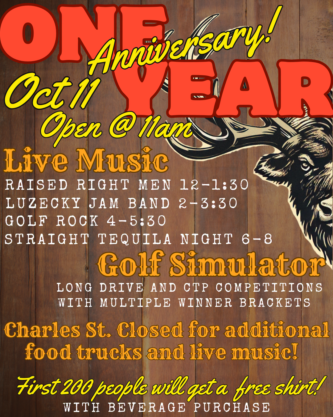 First Anniversary Party! Live Music! Entertainment!