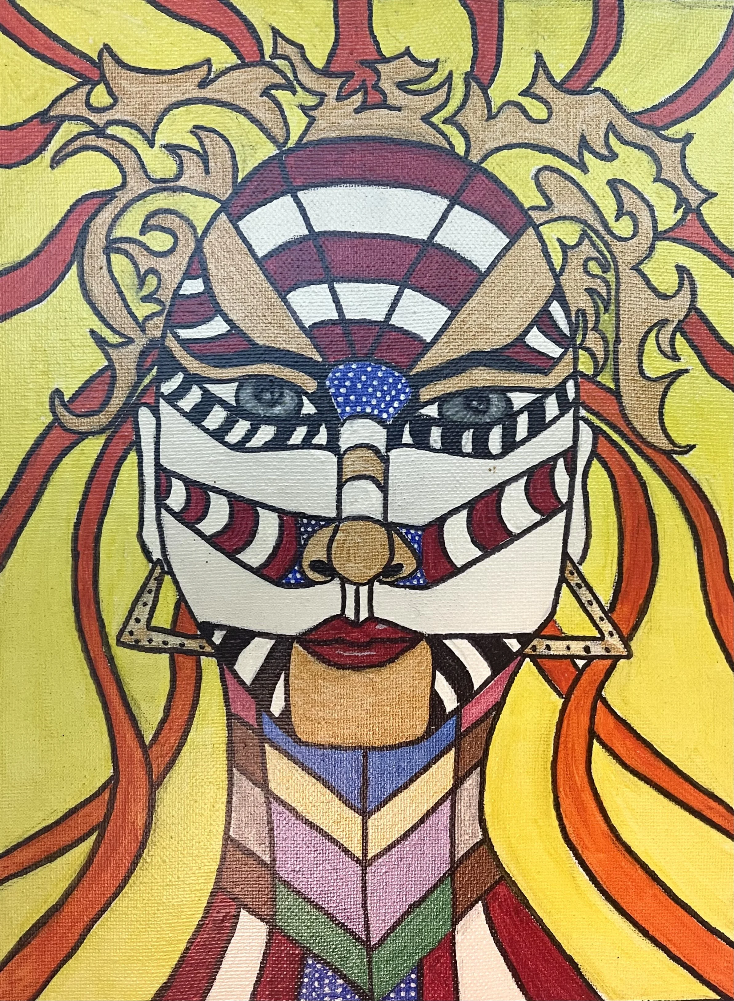 From the collection of  "The Faces of a Warrior" special edition coloring book