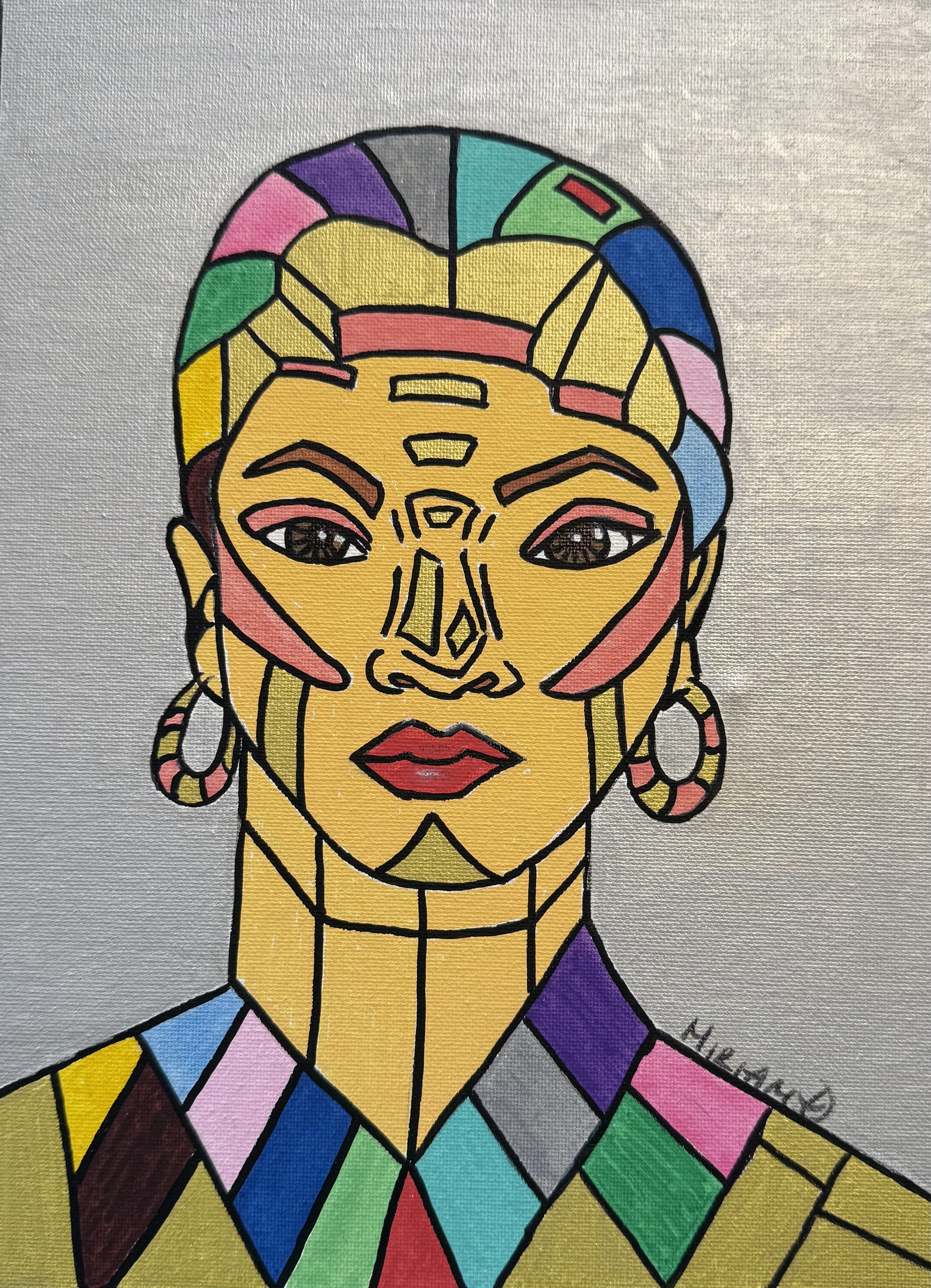 From the collection of  "The Faces of a Warrior" special edition coloring book