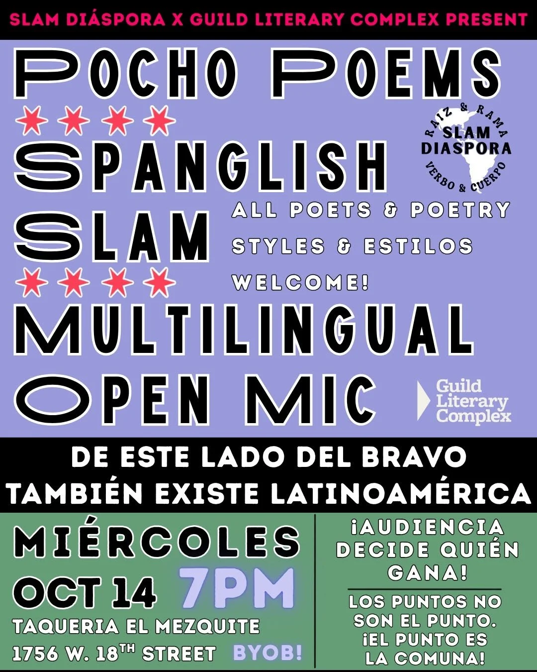Slam en Vivo and Open Mic! 