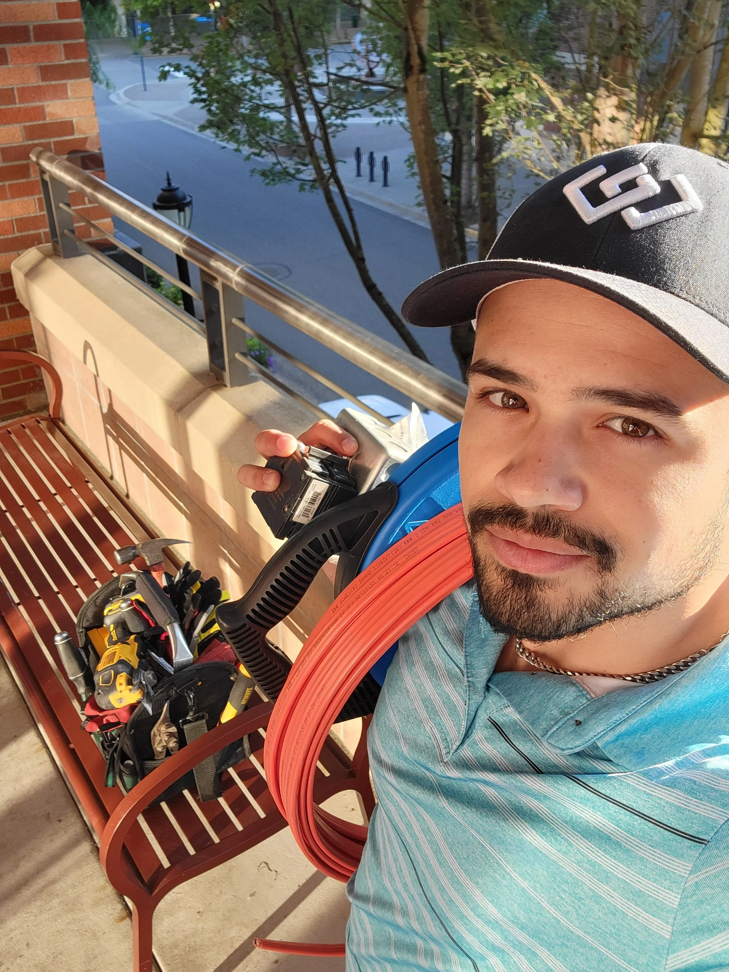 JCS Electrical founder Justin Orellana