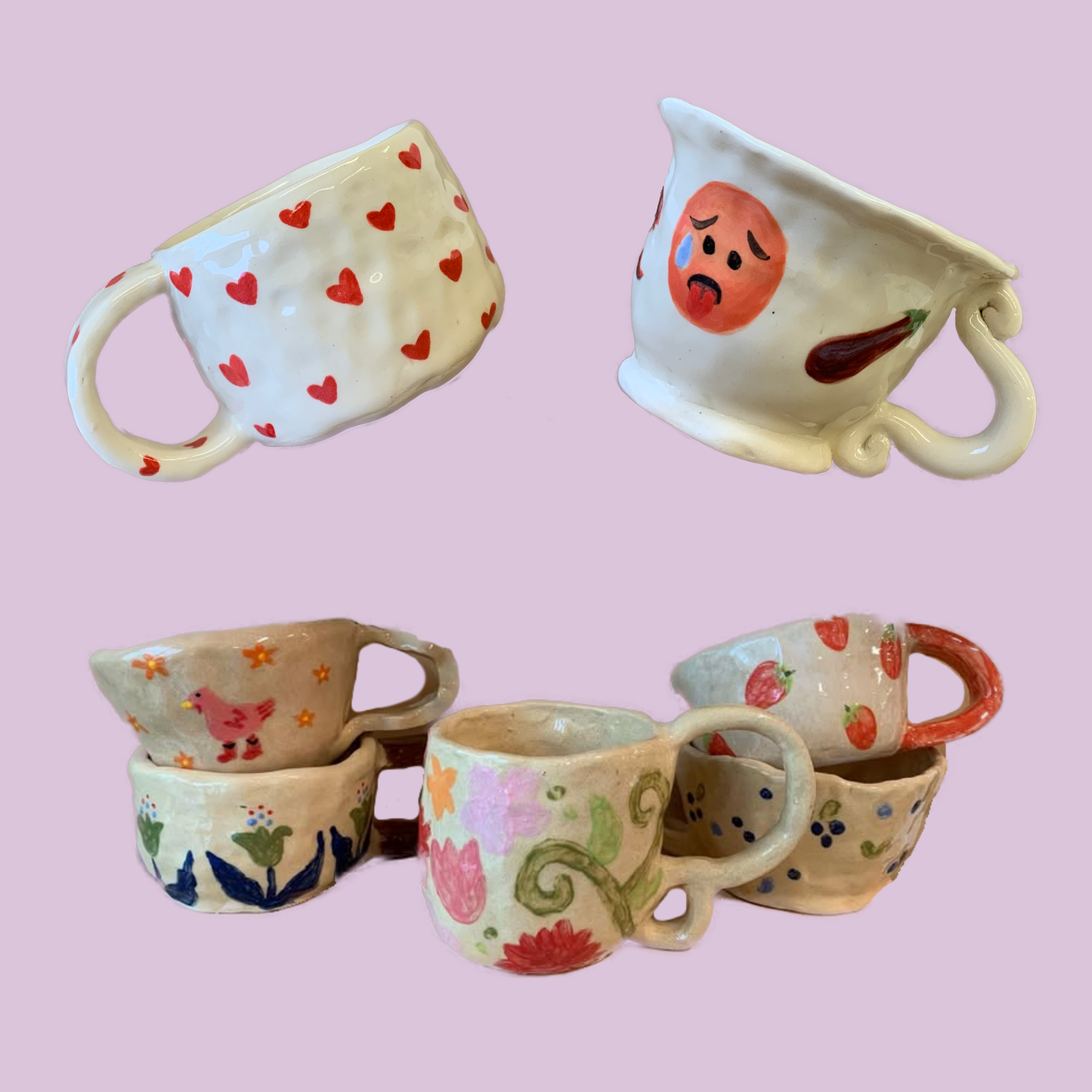 HANDBUILDING: PINCH POT MUGS WITH CRY BABY CLAY, FRIDAY 2/20, 6-8PM