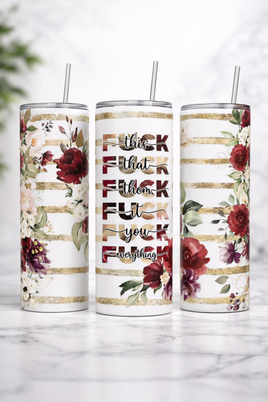 'Fuck This/That 20 oz Tumbler - Version 2'