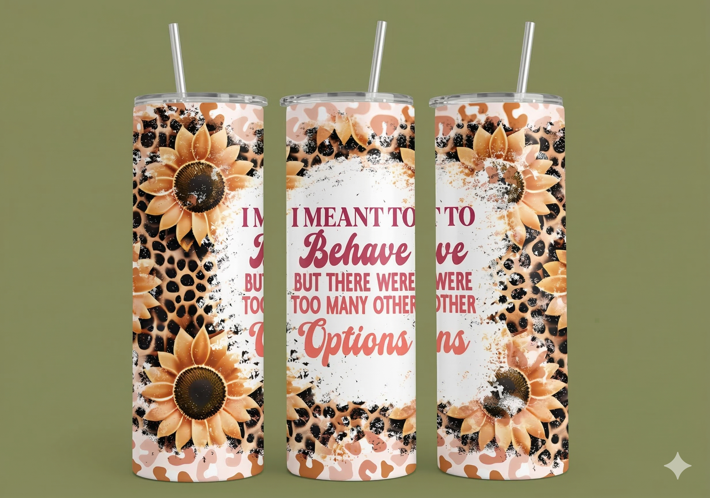 'I Meant to Behave' 20 oz Tumbler