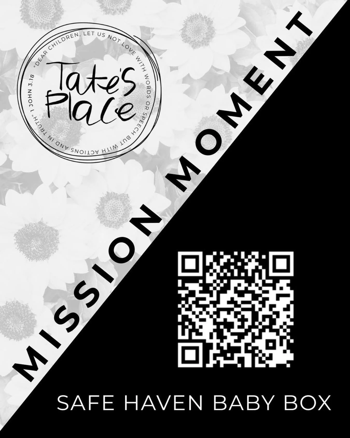 For three months, we&rsquo;ve been praying over a big, God-sized vision.

Thanks to Jay Holt and The City of Big Spring hearing our hearts &amp;&amp;&amp; to  Ryan Ward for partnering with us for installation, Tates Place will be bringing a Safe Have