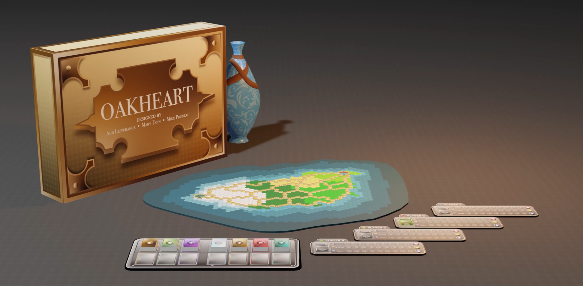 Oakheart Gameboard Render by Mike Pruneau
