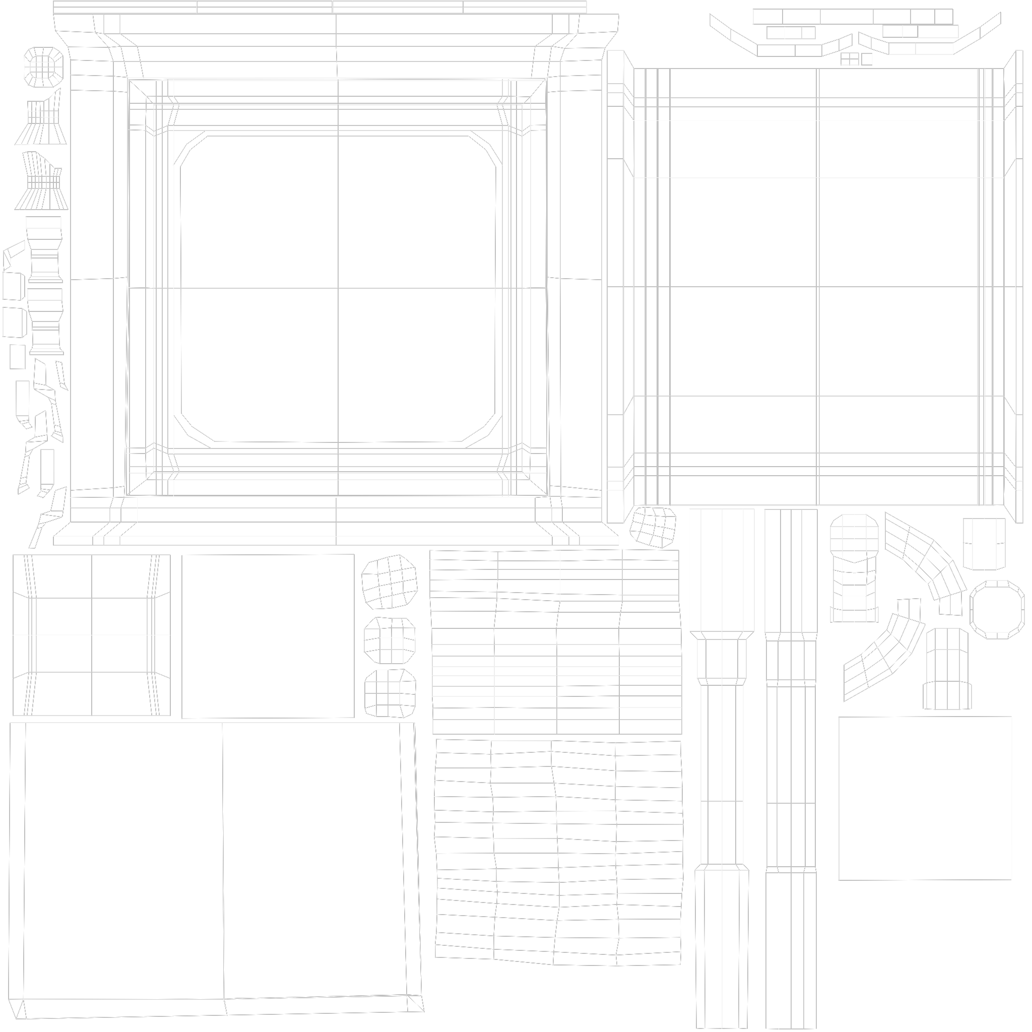 UV Unwrapping of the Furnace Featured in the Cabin Getaway Environment Project
