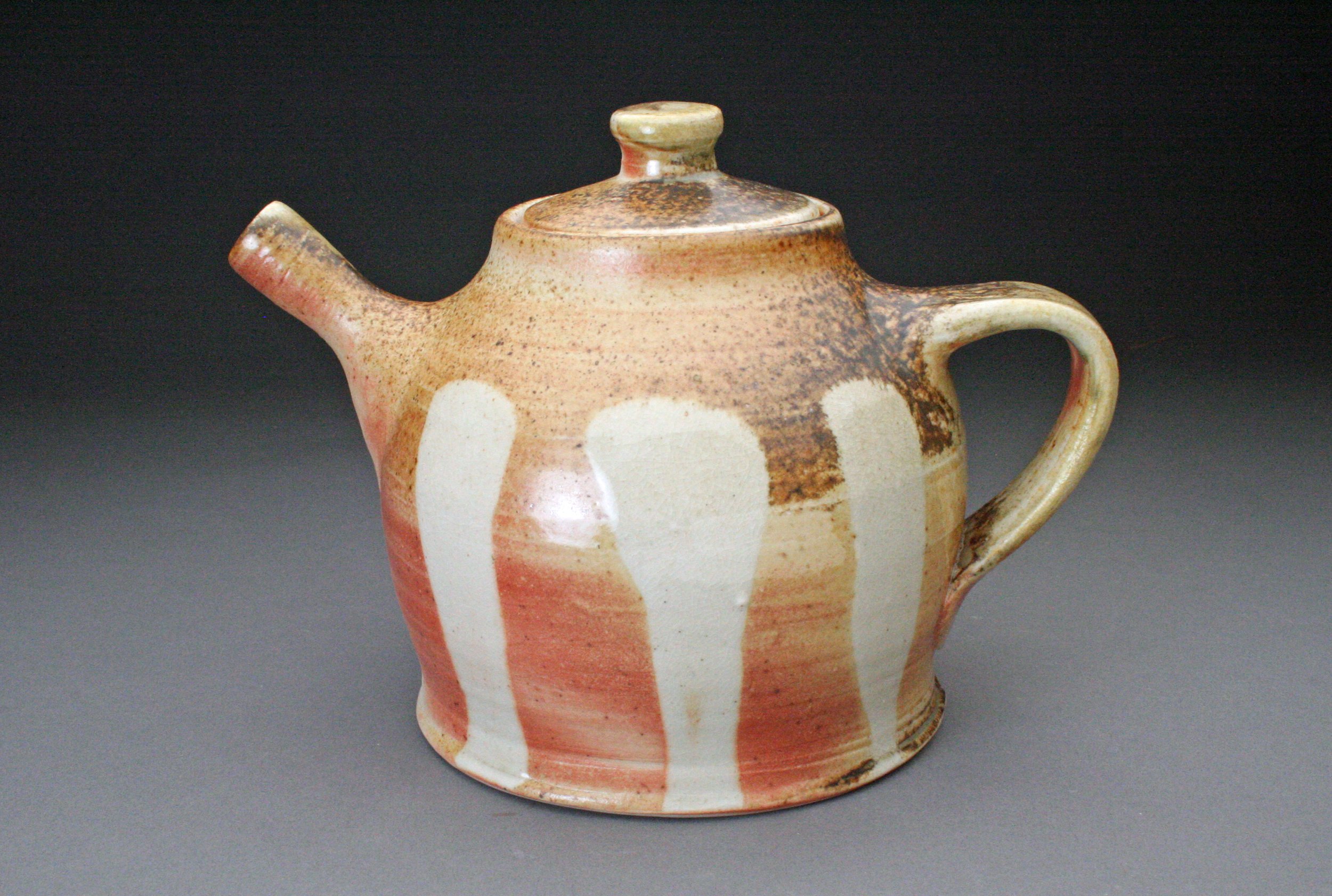 Teapot with Glaze Pours