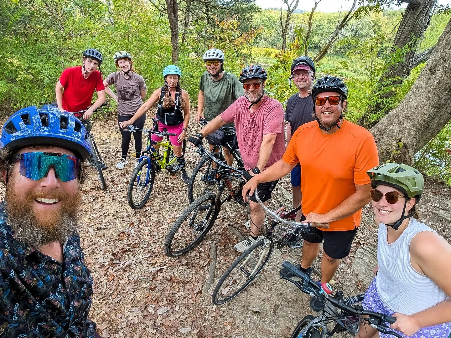 Outside&rsquo;s better with friends&hellip; and even better on bikes!! 🚲

Thanks to Coach Greg for hosting another awesome greenway ride!! Want in on the fun? Hit the link in our bio to join KMC &mdash; you&rsquo;ll get access to our community Group