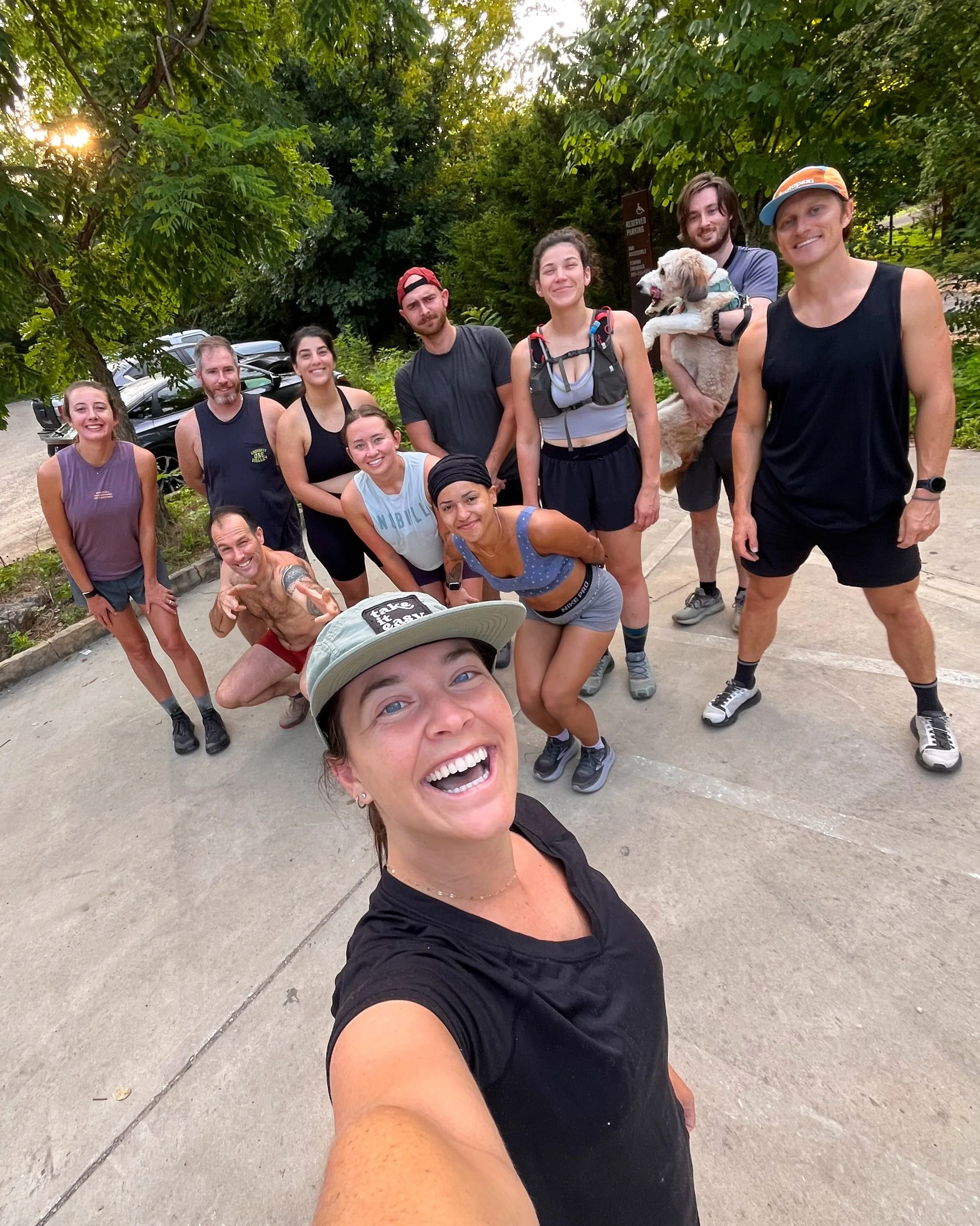 TGIF!! ☀️ Fridays are for trail runs, thanks to Janie and Matt! Join them every week at Augusta Quarry, 7:30am, then stick around for a quarry dip after. #outsidesbetterwithfriends